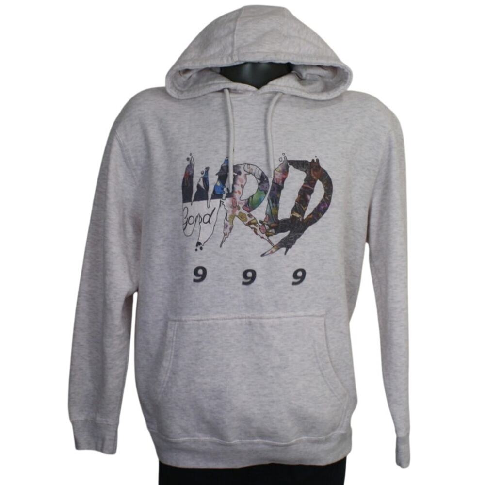Juice WRLD 999 Good Graphic Hoodie Gray Pullover Men’s Large Lane Seven